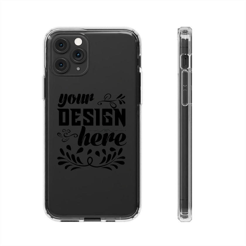 Customizable Clear Impact Resistant Phone Case With TPU Sides Wireless Ready