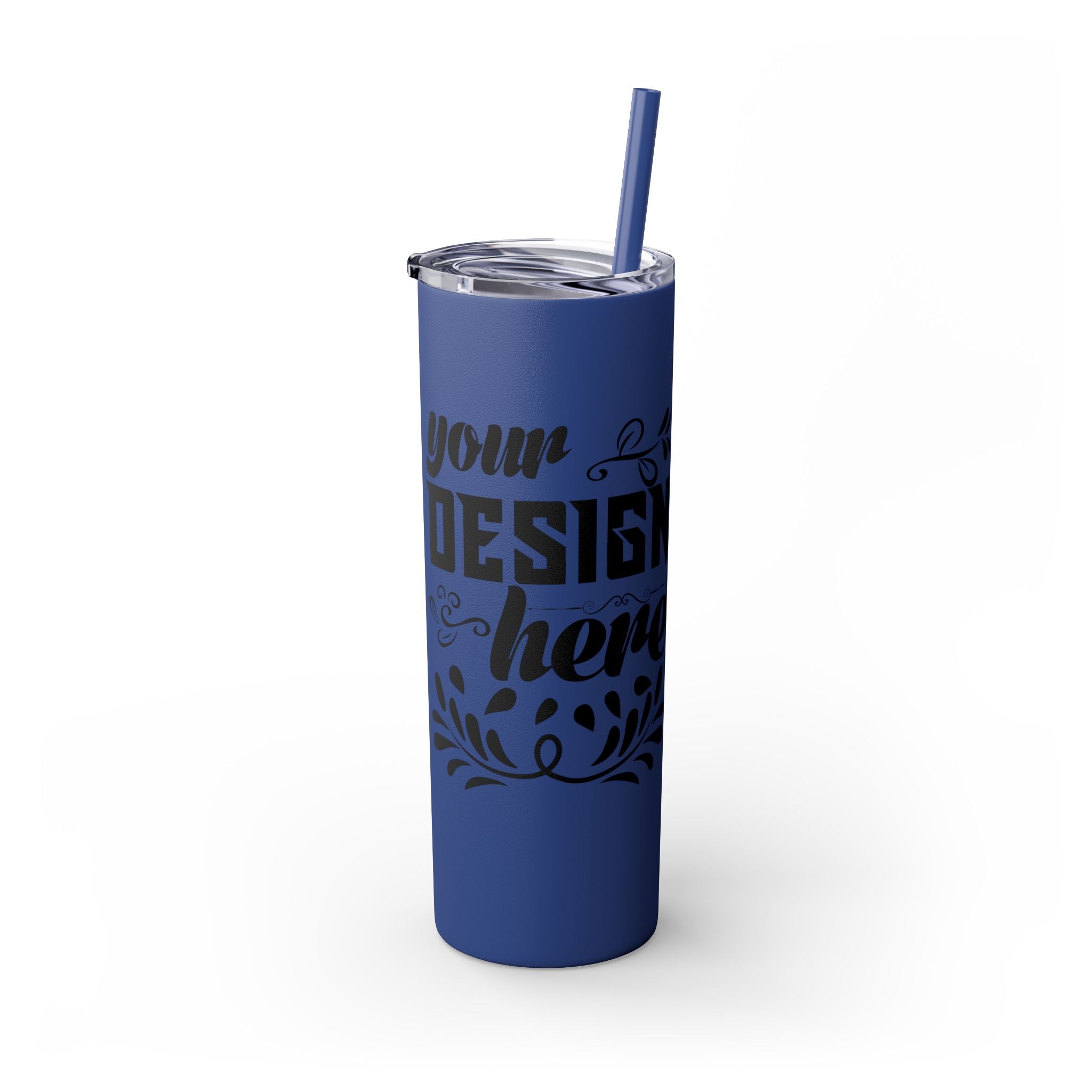Customizable Maars 20oz Skinny Tumbler with Straw Stainless Steel