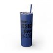 Customizable Maars 20oz Skinny Tumbler with Straw Stainless Steel