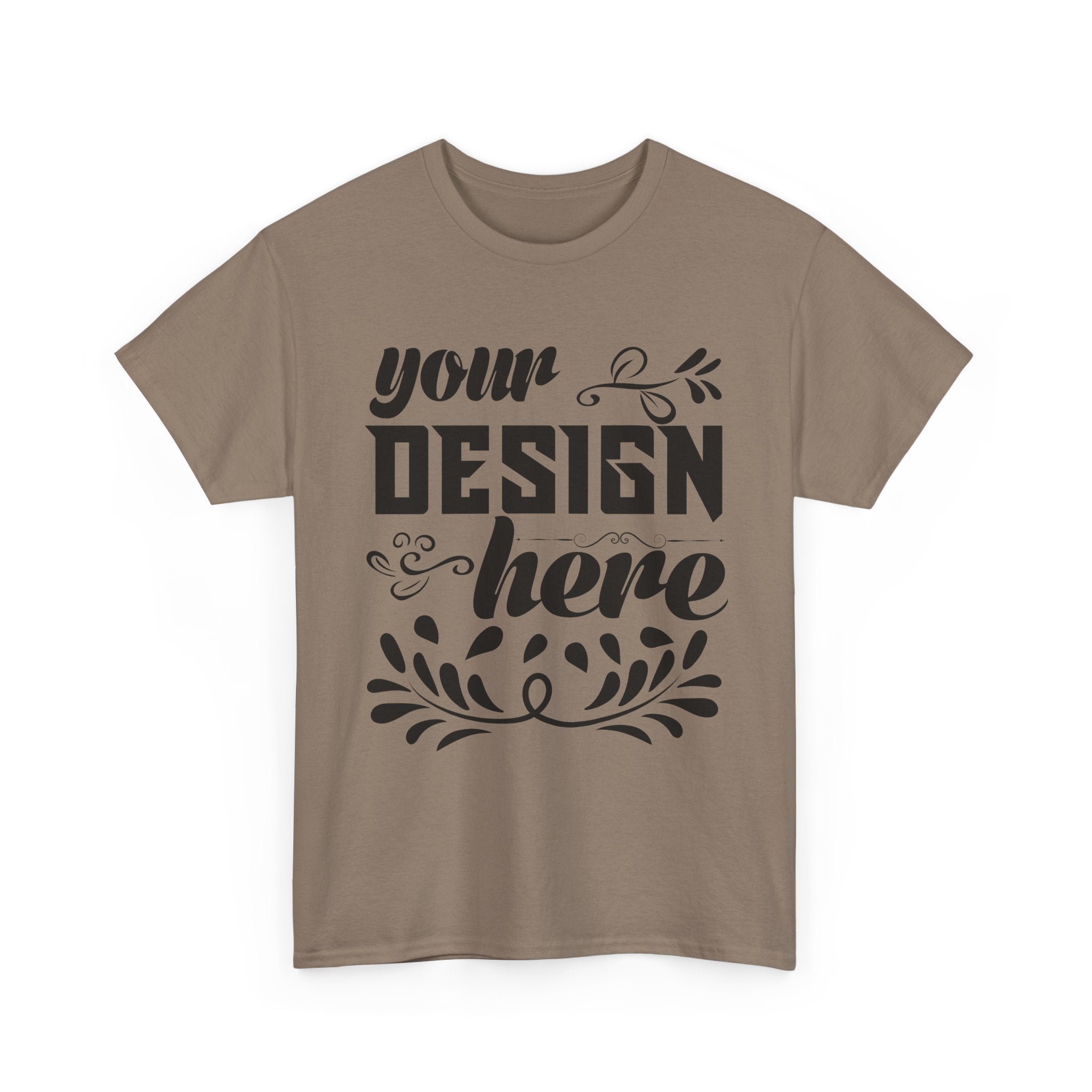 Customizable Gildan 5000 Unisex Heavy Cotton T-Shirt Classic Fit