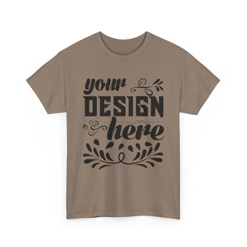 Customizable Gildan 5000 Unisex Heavy Cotton T-Shirt Classic Fit