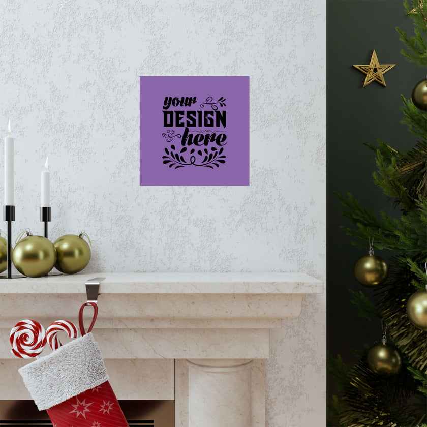 Customizable Matte Vertical Poster Print on Museum Grade Archival Paper