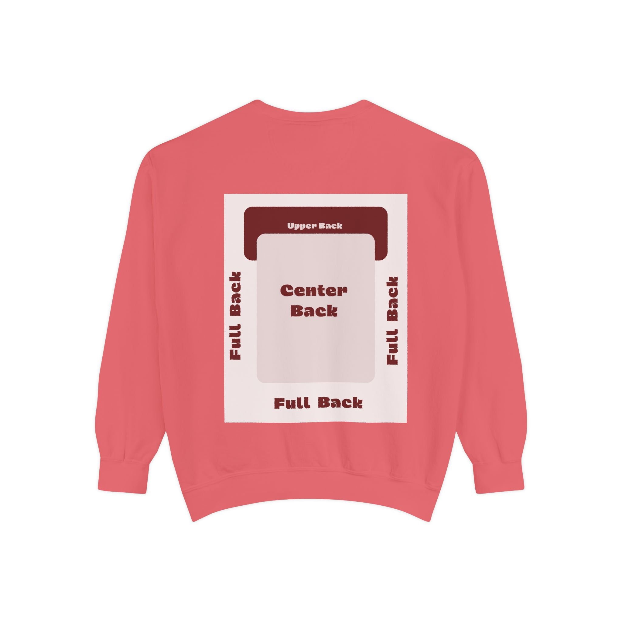 Customizable Comfort Colors 1566 Unisex Garment Dyed Sweatshirt DTG Custom Design