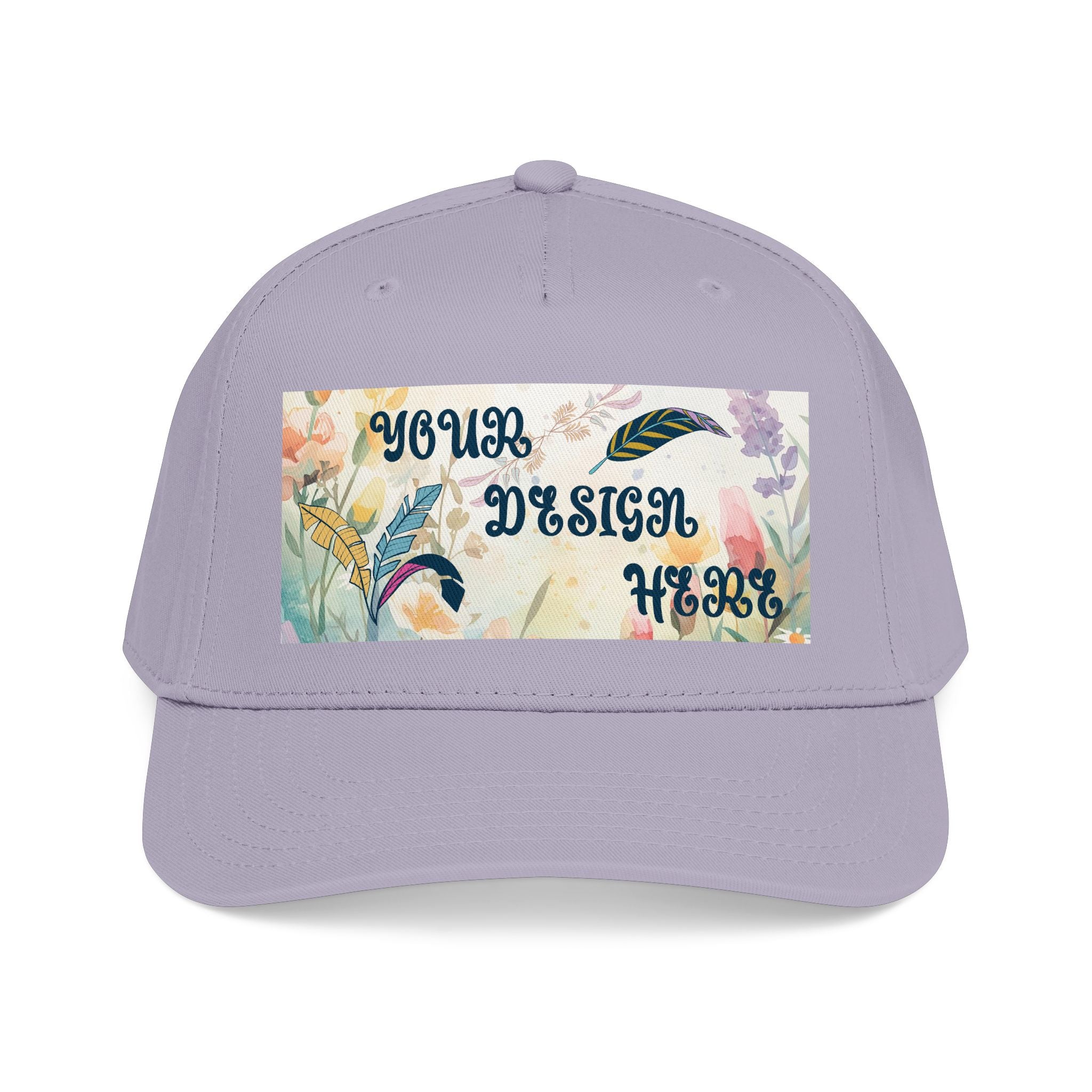 Customizable OTTO 31-069 Mid Profile 5 Panel Baseball Cap