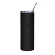 Customizable 20oz Stainless Steel Tumbler with Lid and Straw Gift Set