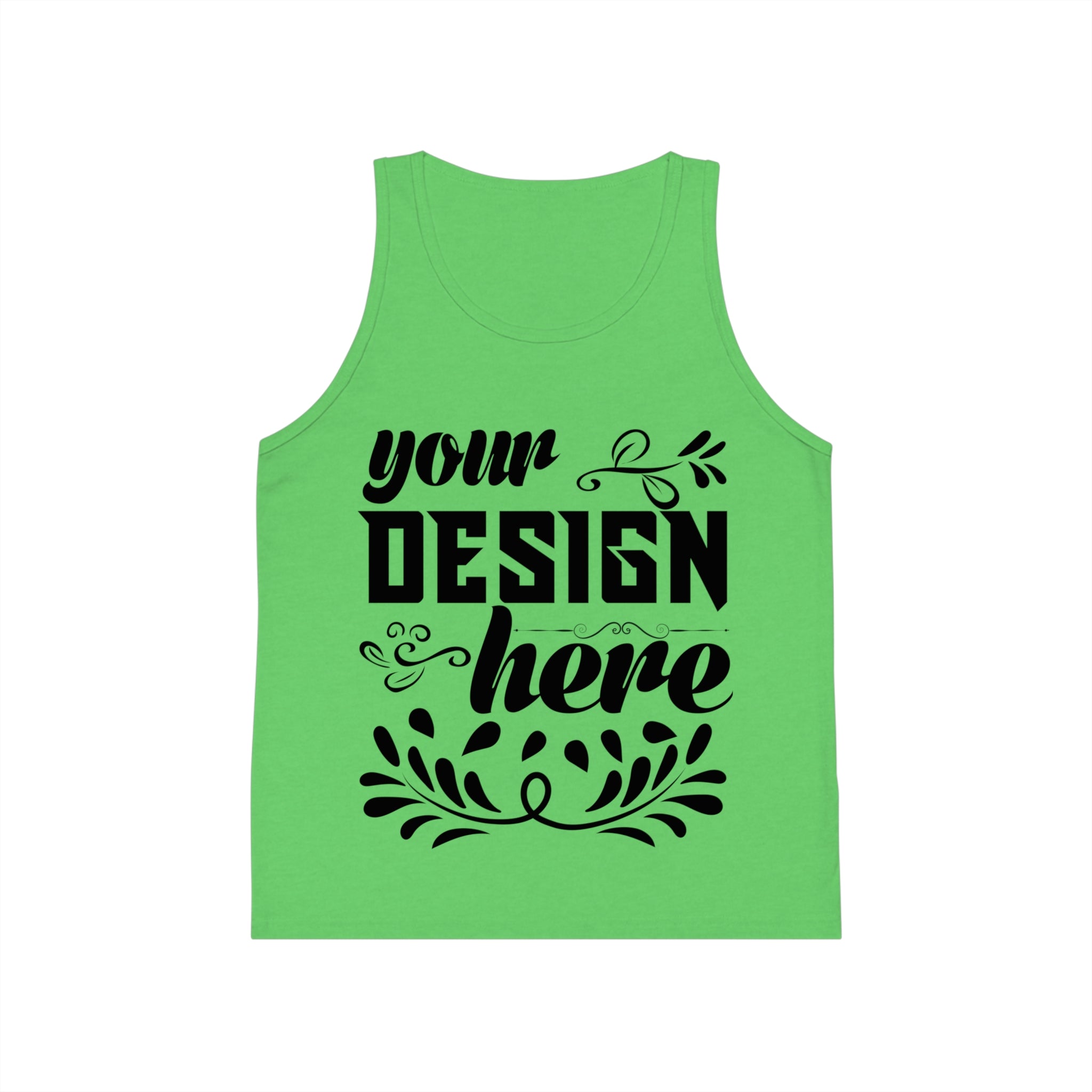 Customizable Bella+Canvas 3480Y Kids Jersey Tank Top Retail Fit