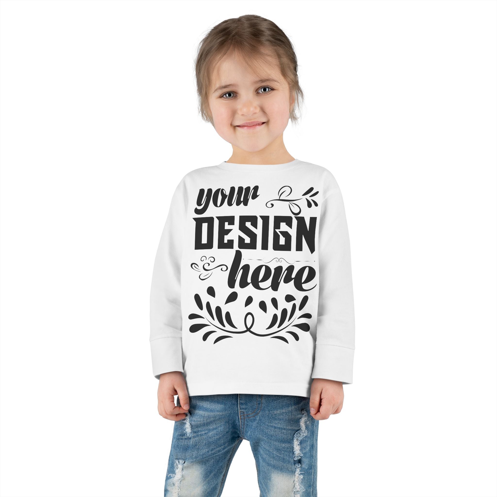 Customizable Rabbit Skins 3302 Toddler Long Sleeve T-Shirt