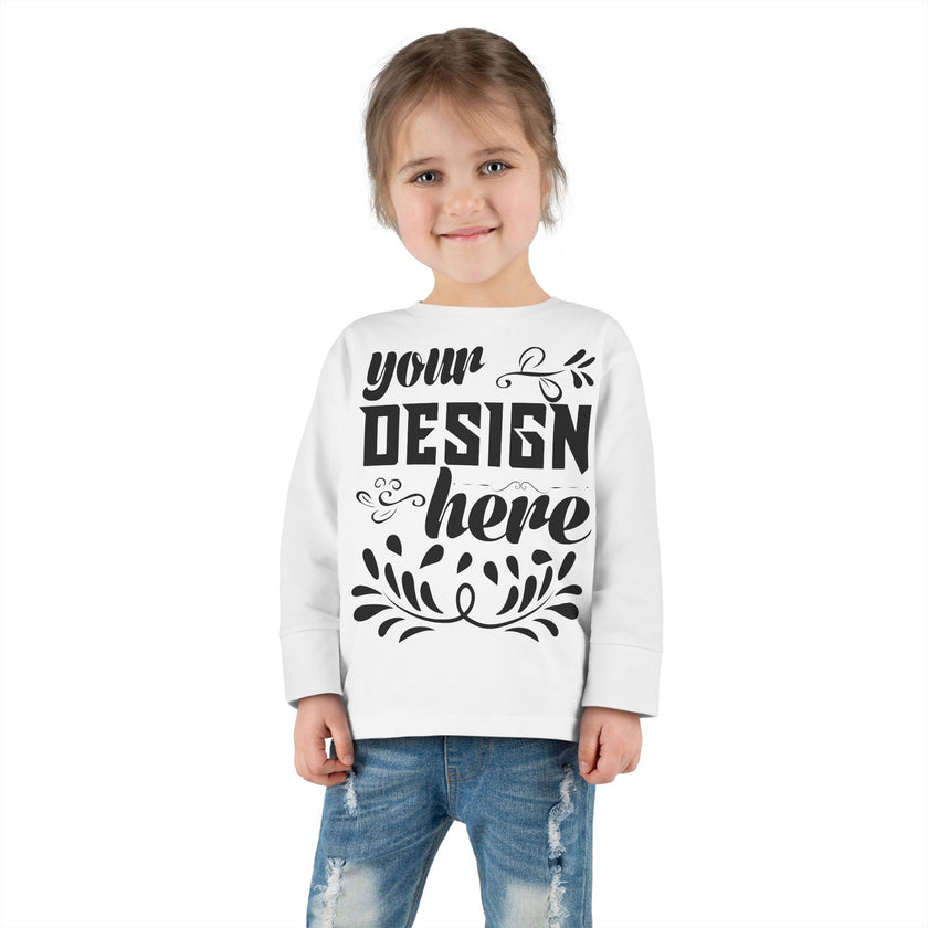 Customizable Rabbit Skins 3302 Toddler Long Sleeve T-Shirt