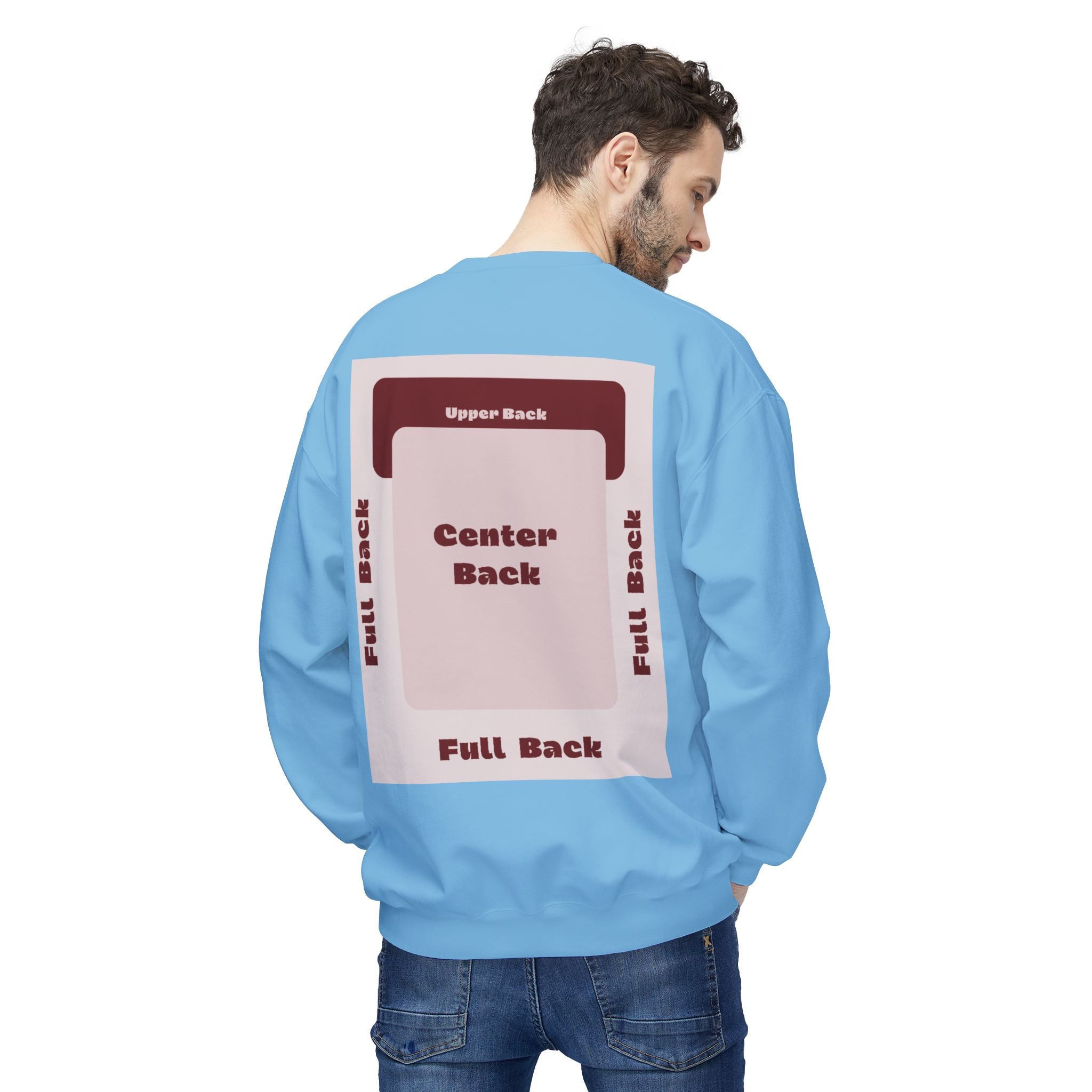 Customizable Gildan SF000 Unisex Midweight Crewneck Sweatshirt