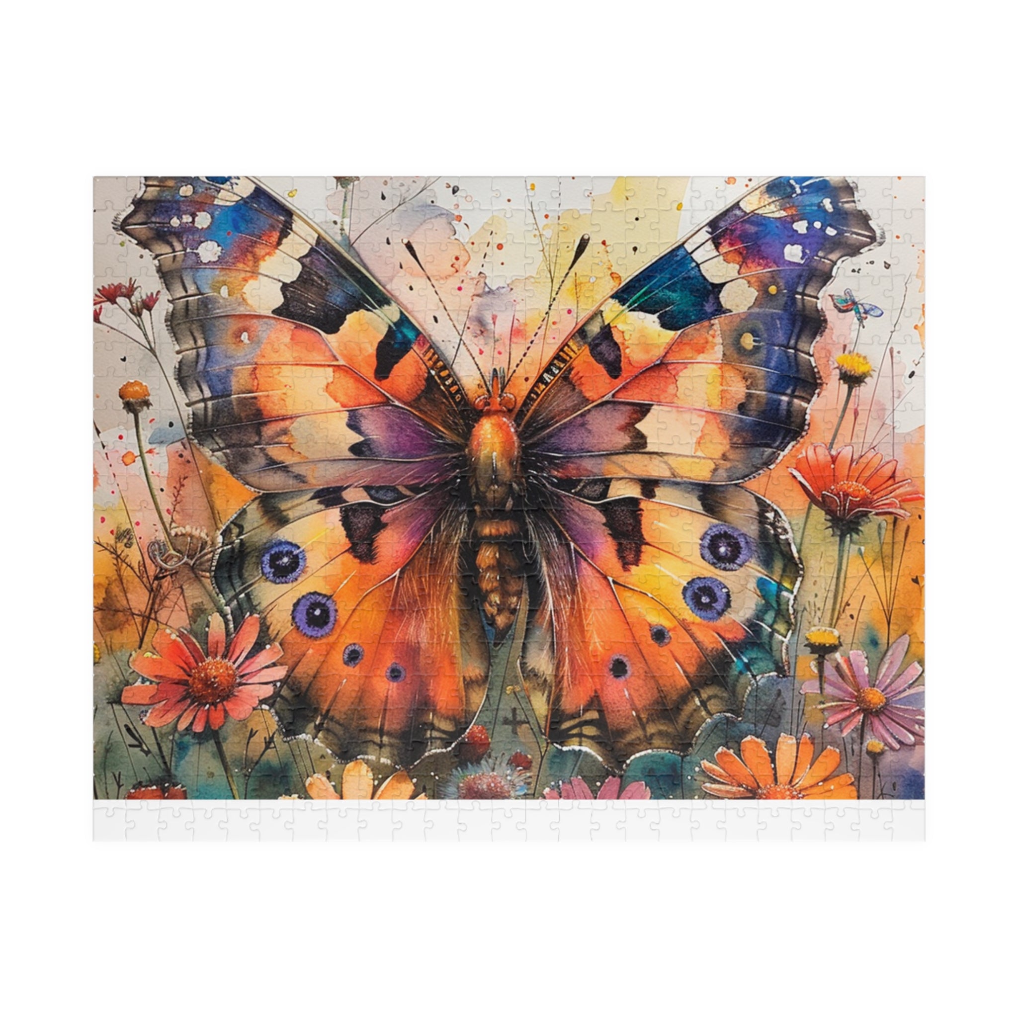Generic Jigsaw Puzzle | Butterfly Illustration Graphic Print