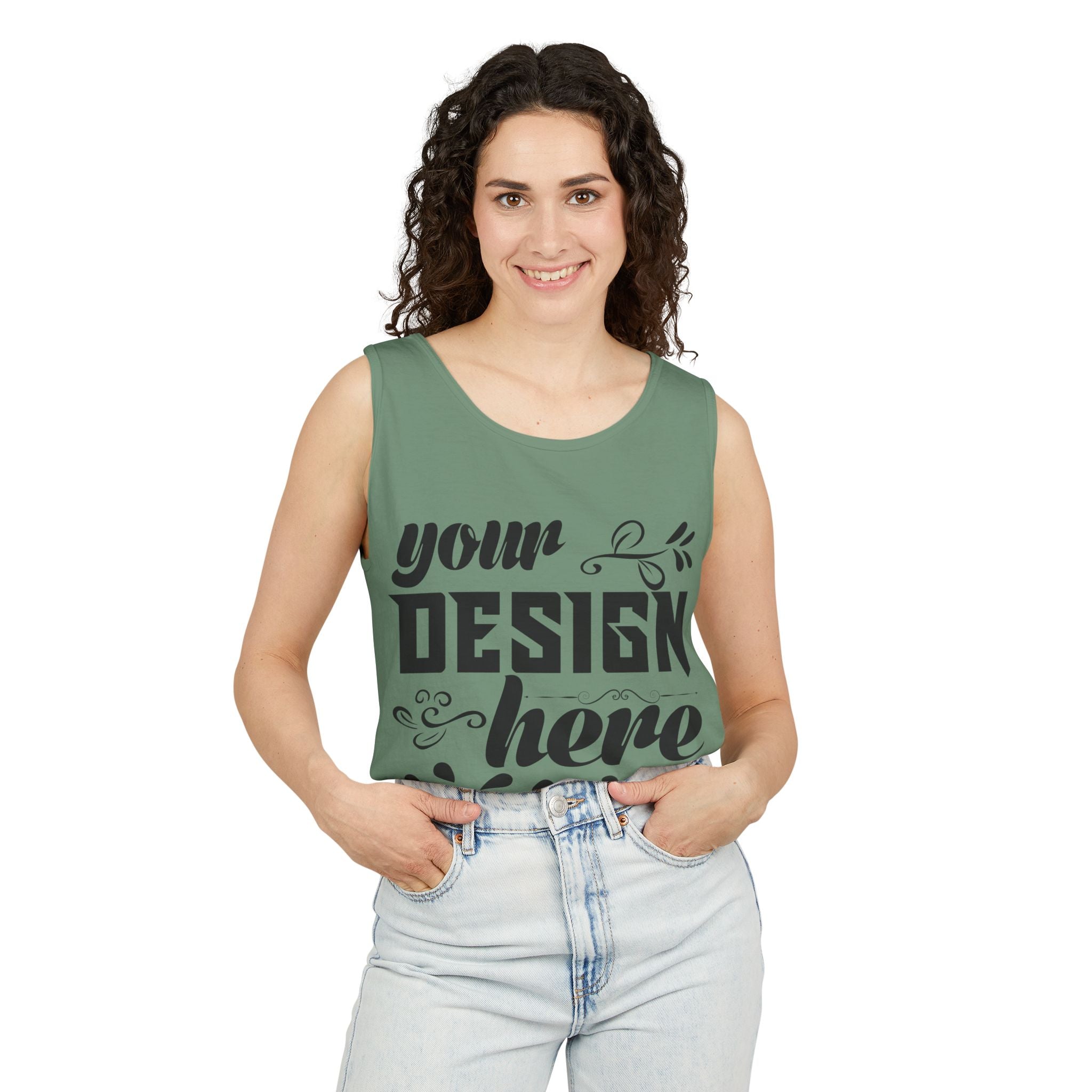 Customizable  Comfort Colors 9360  Unisex Garment Dyed Tank Top