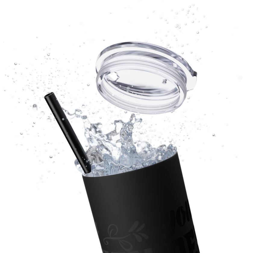 Customizable Maars 20oz Skinny Tumbler with Straw Stainless Steel