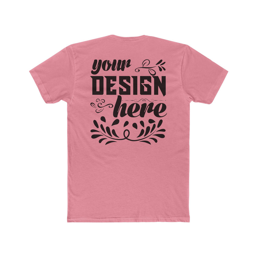 Customizable Next Level 3600 Unisex Cotton Crew Neck Short Sleeve Tee