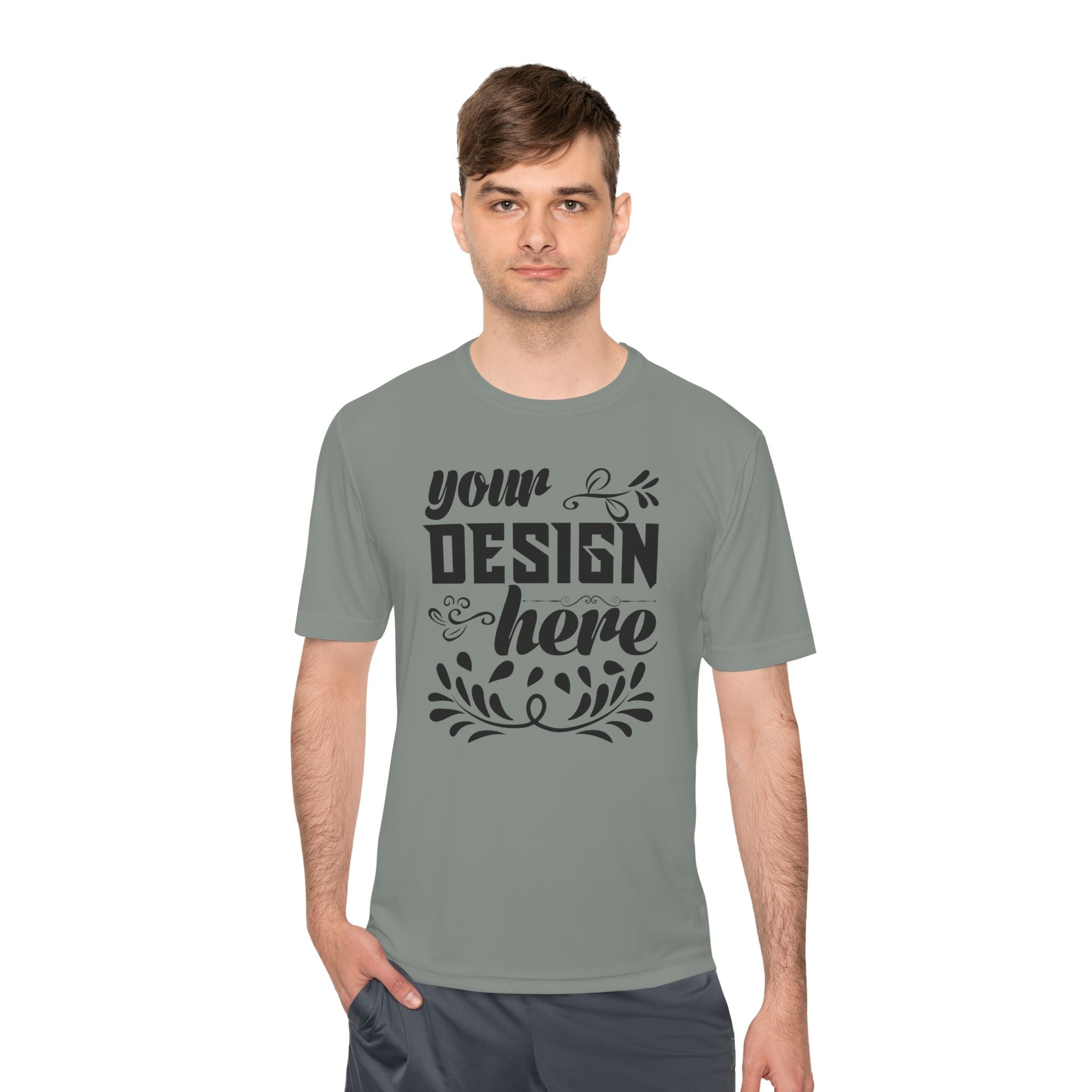 Customizable Sport Tek ST350 Unisex Moisture Wicking Tee Regular Fit