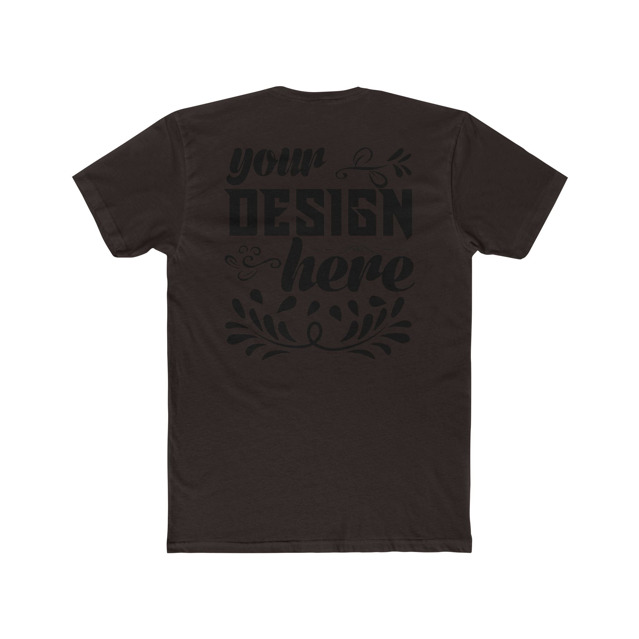 Customizable Next Level 3600 Unisex Cotton Crew Neck Short Sleeve Tee