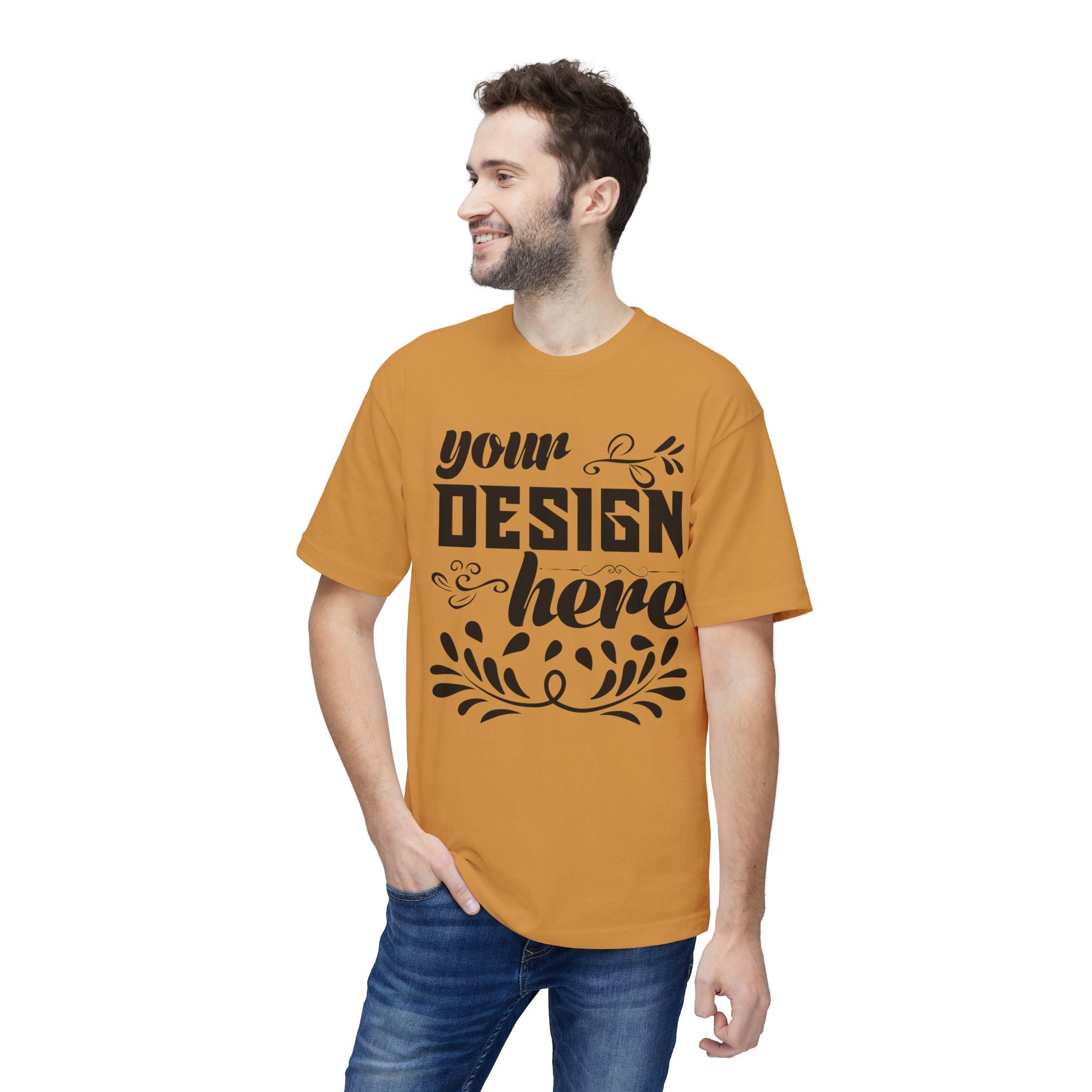 Customizable Bayside 5040 Unisex Midweight T-Shirt Made in US