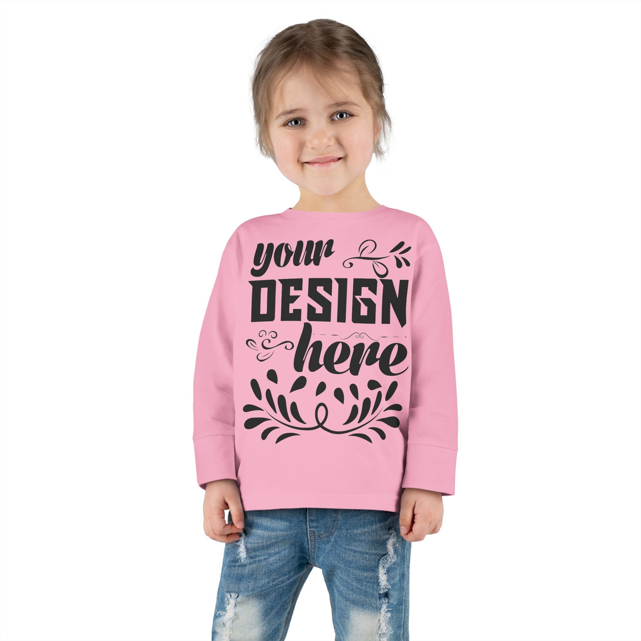 Customizable Rabbit Skins 3302 Toddler Long Sleeve T-Shirt