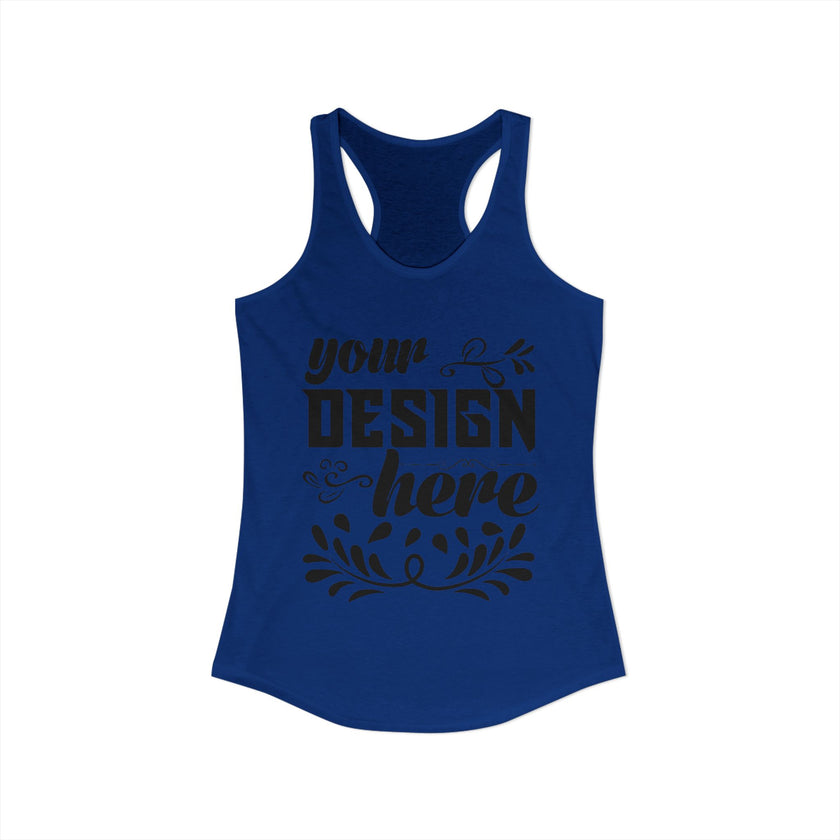 Customizable Next Level 1533 Womens Ideal Racerback Tank
