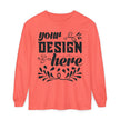 Customizable Comfort Colors 6014 Unisex Garment Dyed Long Sleeve T Shirt