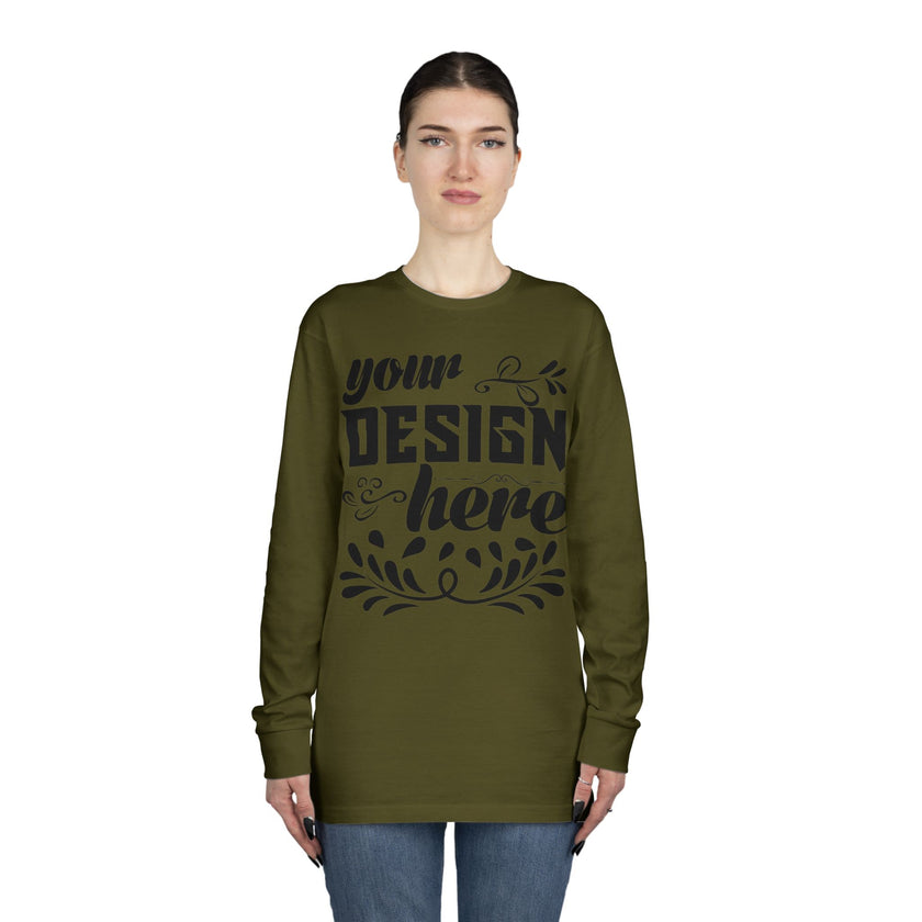 Customizable Lane Seven LS15009 Unisex Long Sleeve Crewneck Tee