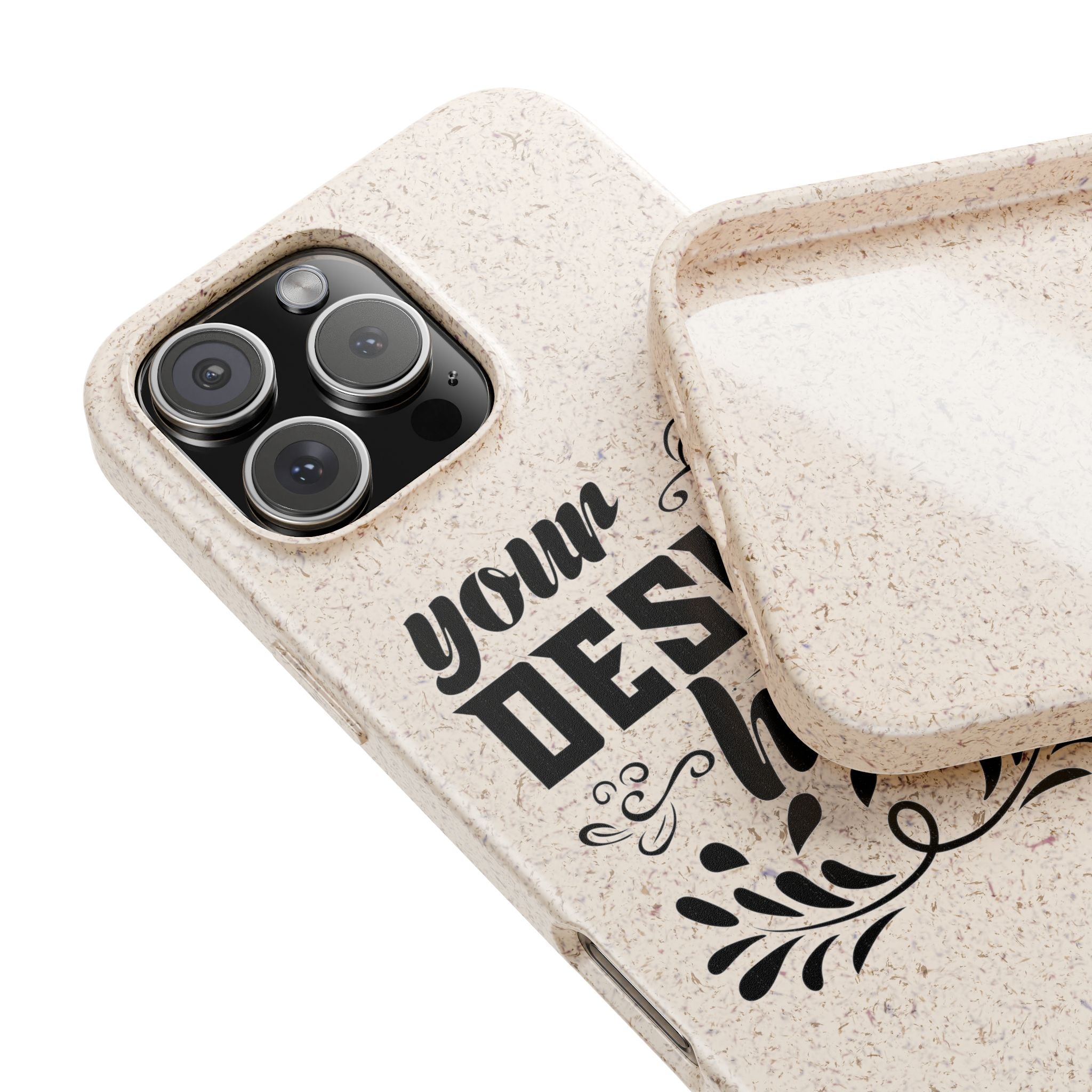 Customizable Biodegradable Phone Case Matte Finish Wireless Charging