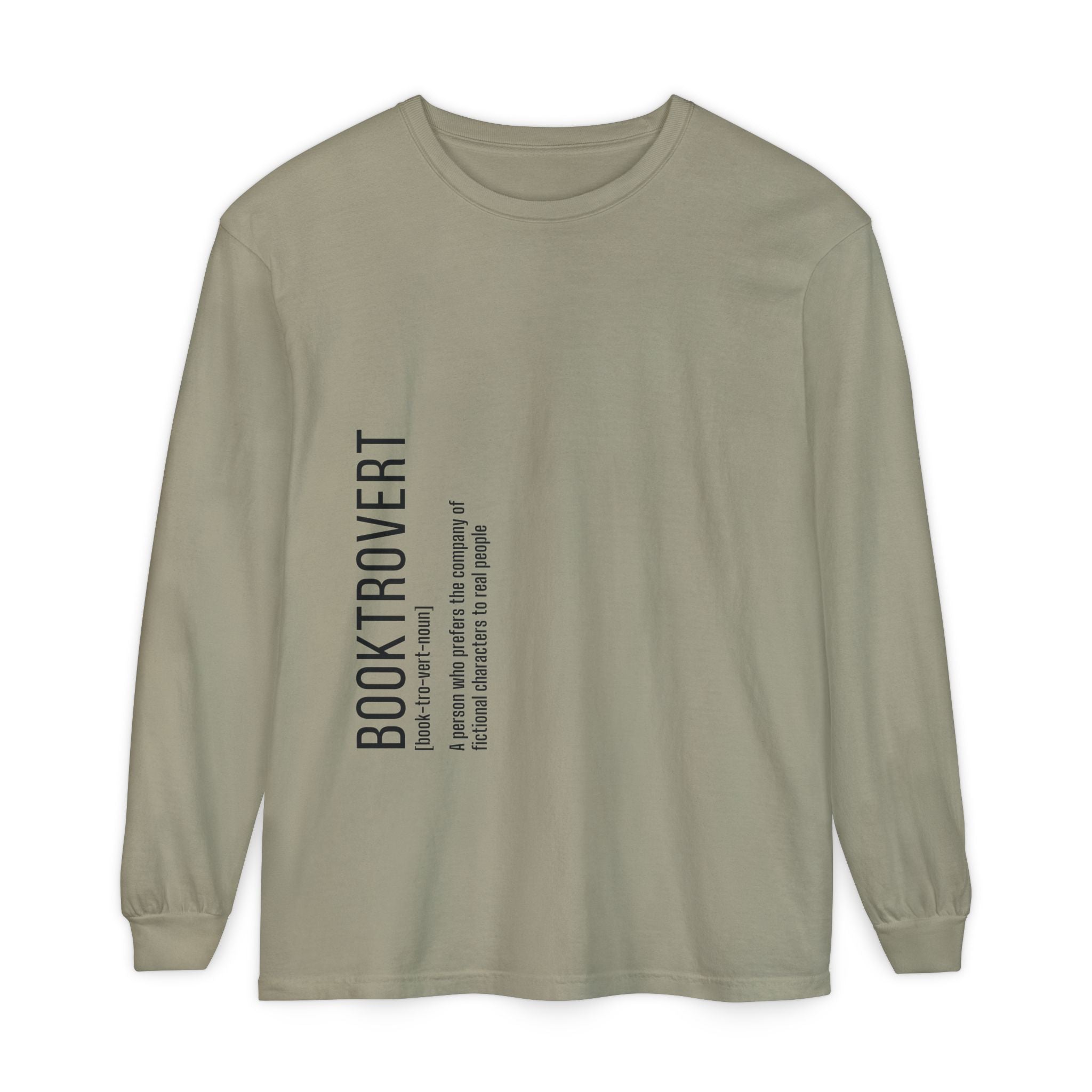 Comfort Colors 6014 Unisex  Long Sleeve T-Shirt | Booktrovert Graphic Print