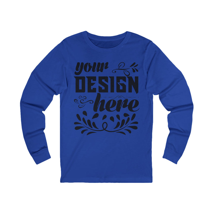 Customizable Bella+Canvas 3501 Unisex Jersey Long Sleeve Tee