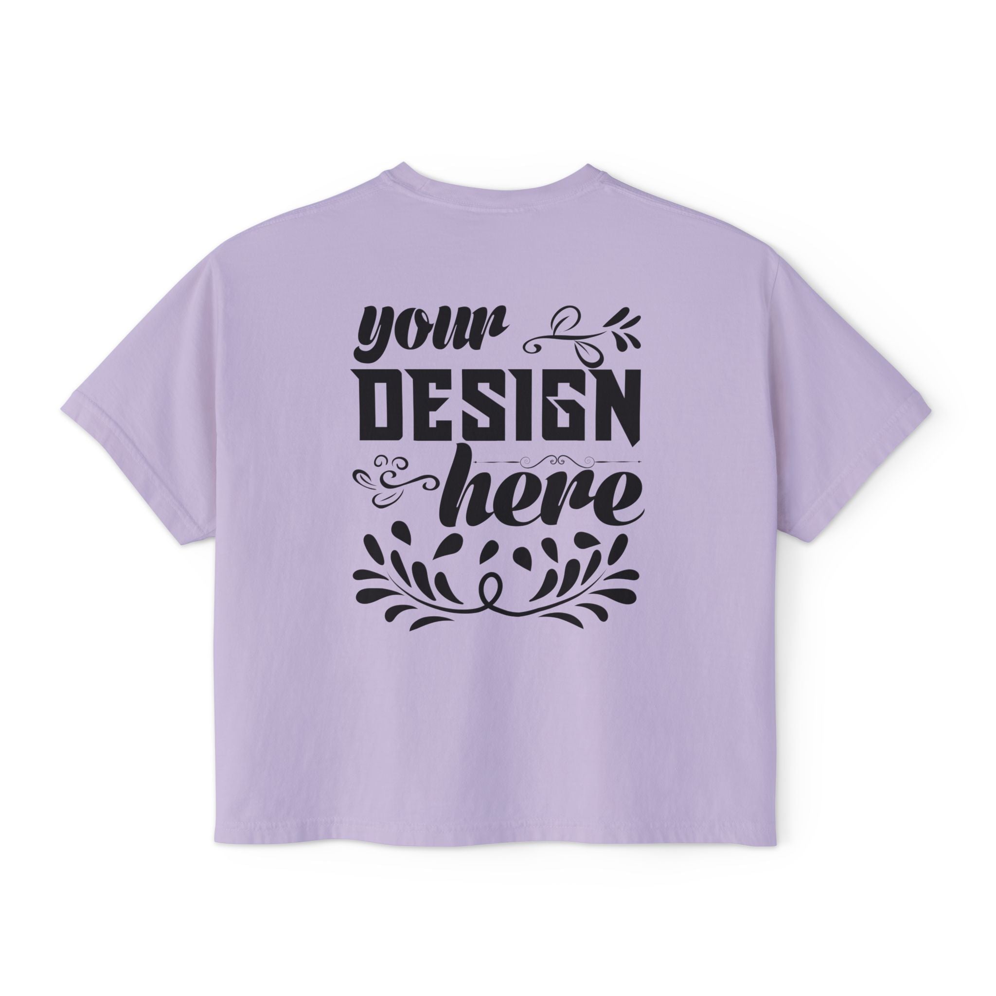 Customizable Comfort Colors 3023CL Womens Boxy Pigment Dyed T-Shirt