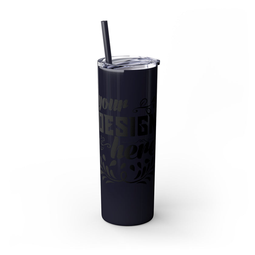 Customizable Maars 20oz Skinny Tumbler with Straw Stainless Steel