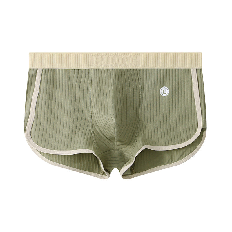 Nameria Men's Mid Waist Cotton Boxer Briefs