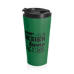 Customizable 15oz Vacuum Insulated Stainless Steel Travel Mug With Flip Lid
