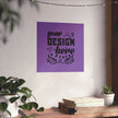 Customizable Matte Vertical Poster Print on Museum Grade Archival Paper