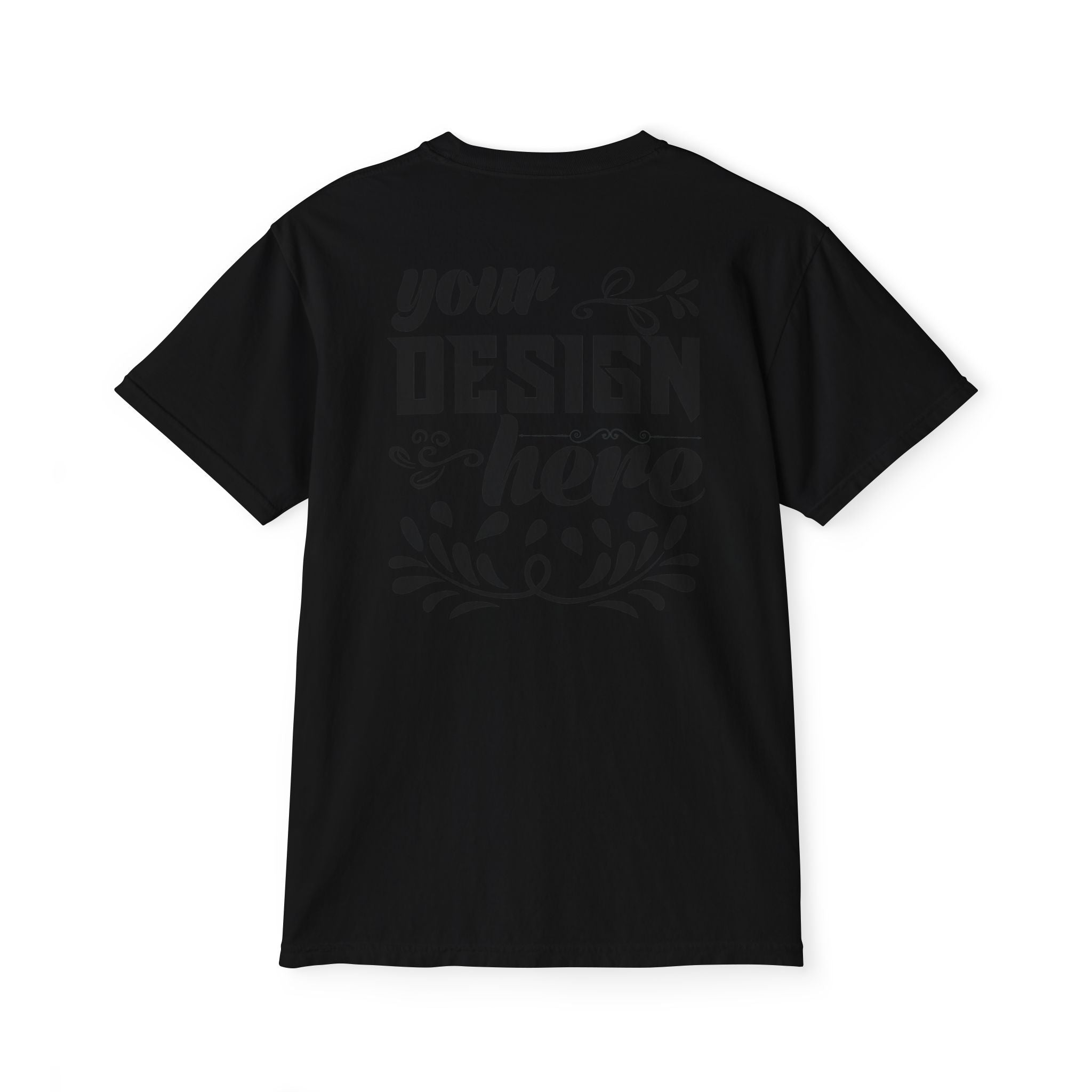 Customizable Comfort Colors 6030 Unisex Garment Dyed Pocket T-Shirt