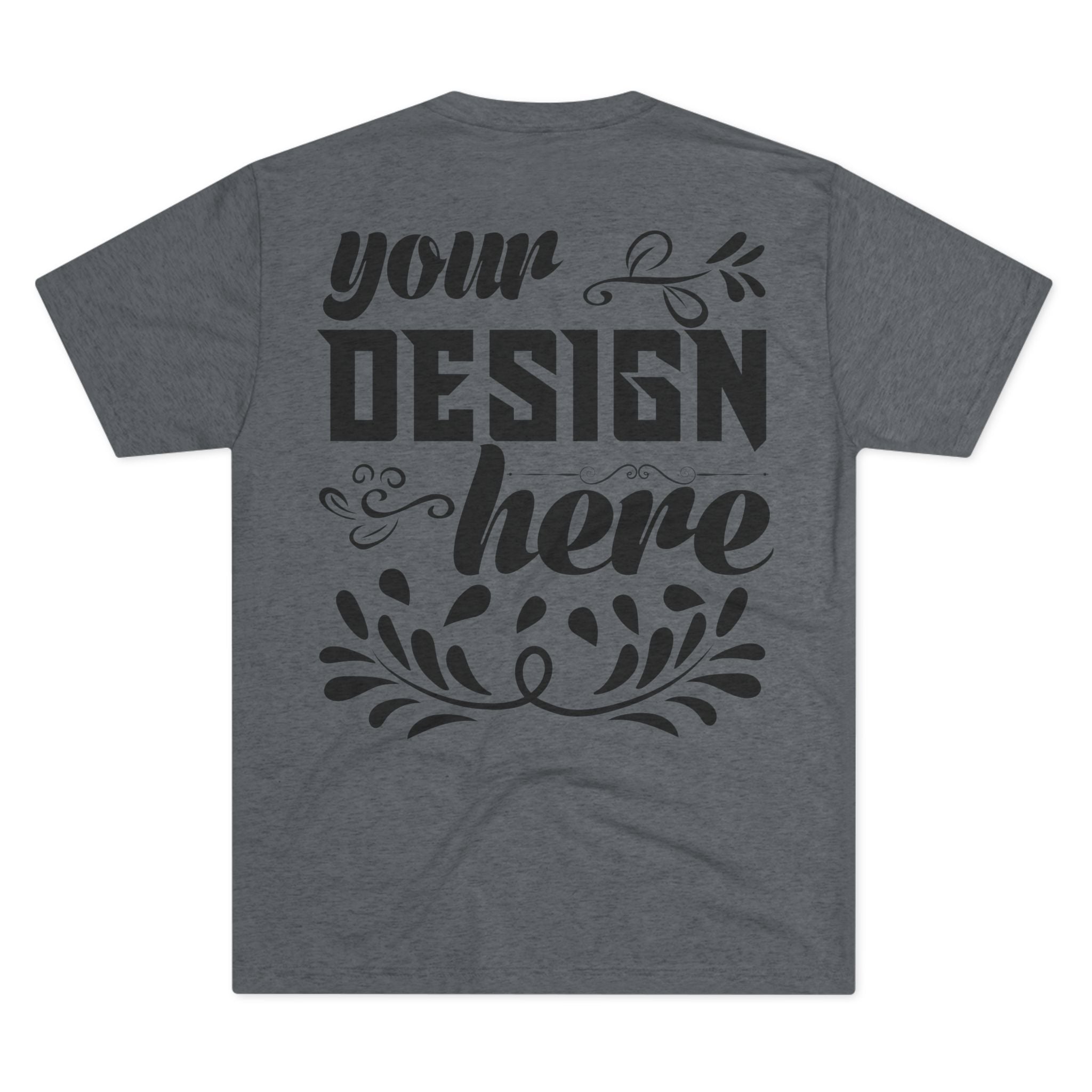 Customizable Next Level 6010 Unisex Tri-Blend Crew Neck T-Shirt