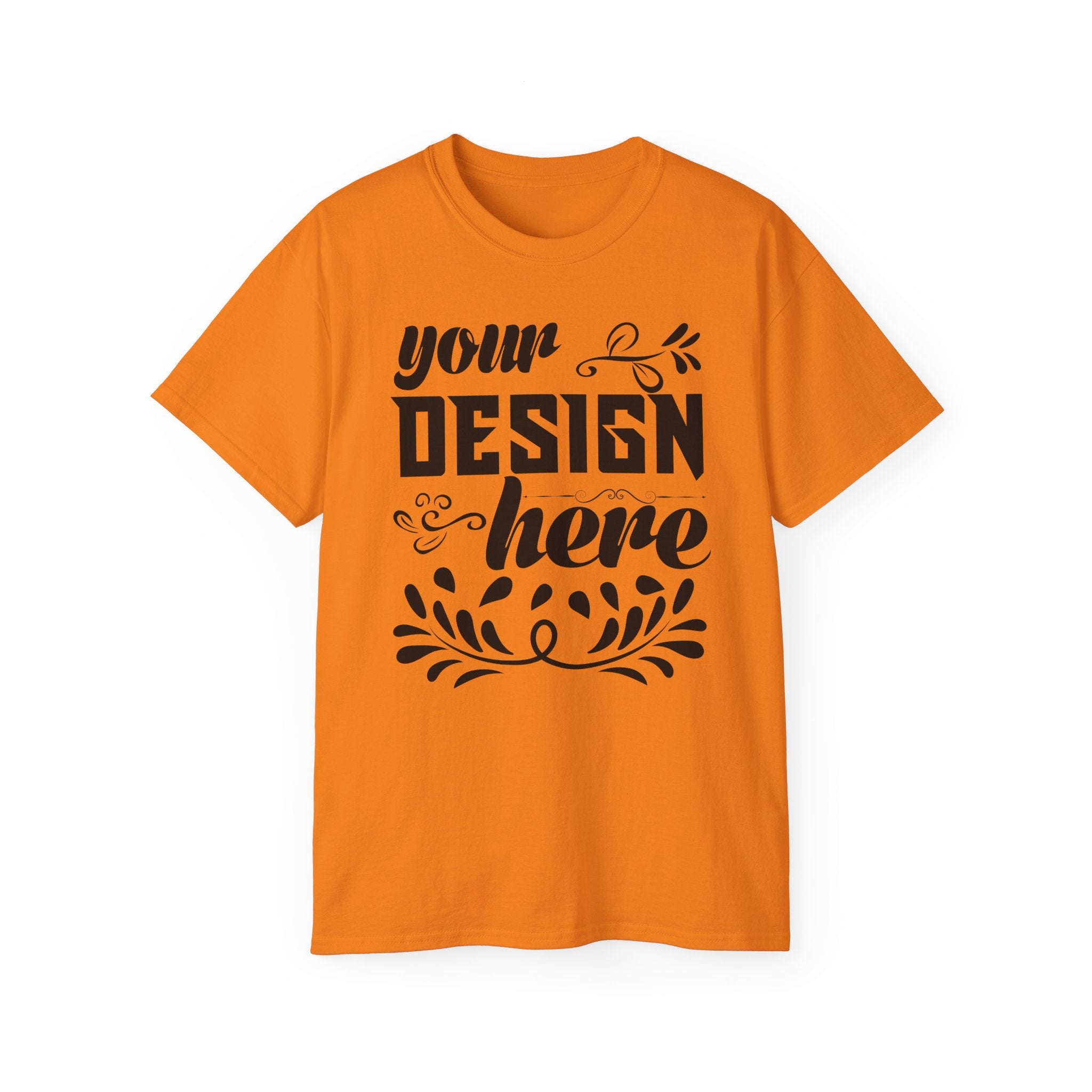 Customizable Gildan 2000 Unisex Ultra Cotton Crew Neck T-Shirt