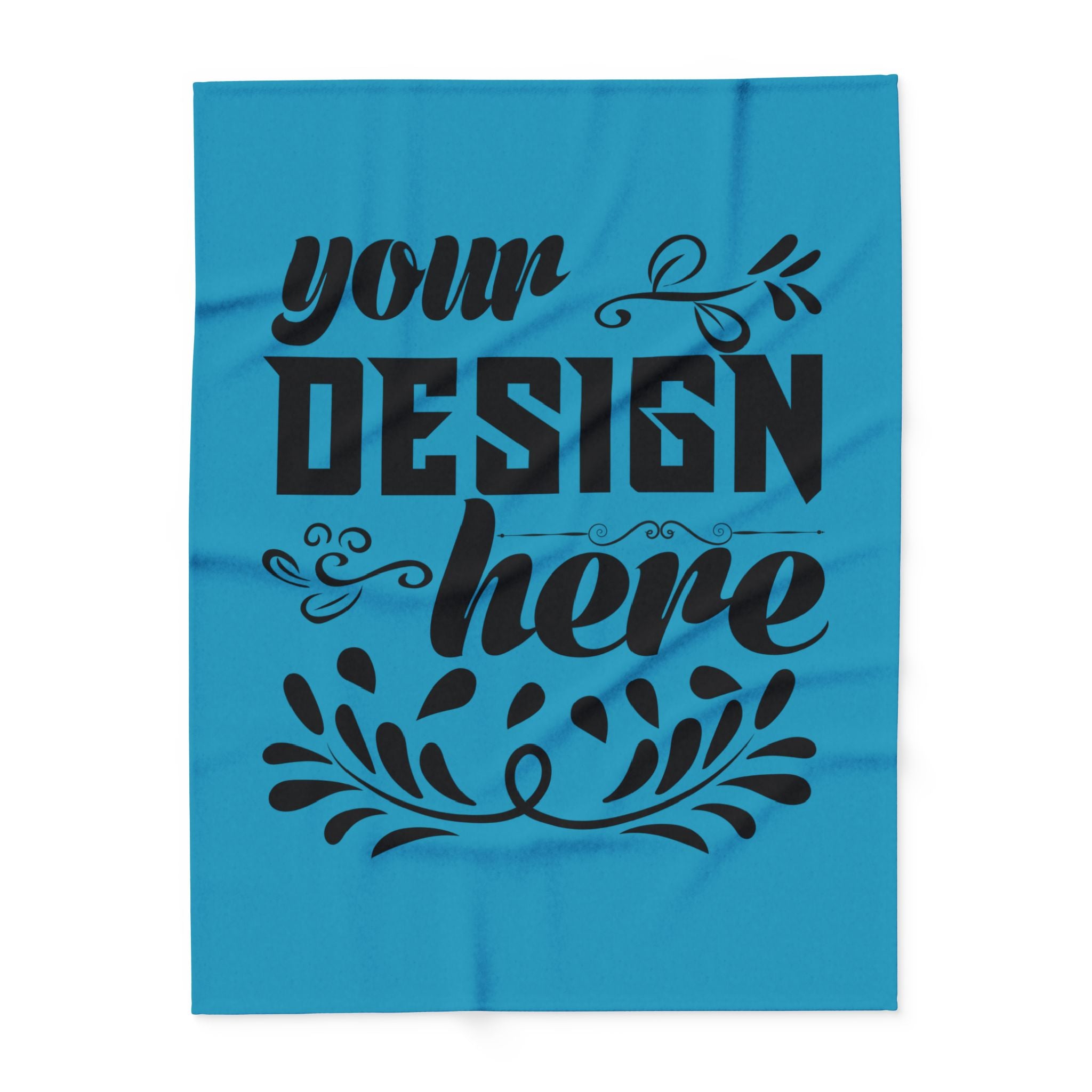 Customizable Arctic Fleece Blanket 315gsm One Sided Print 3 Sizes