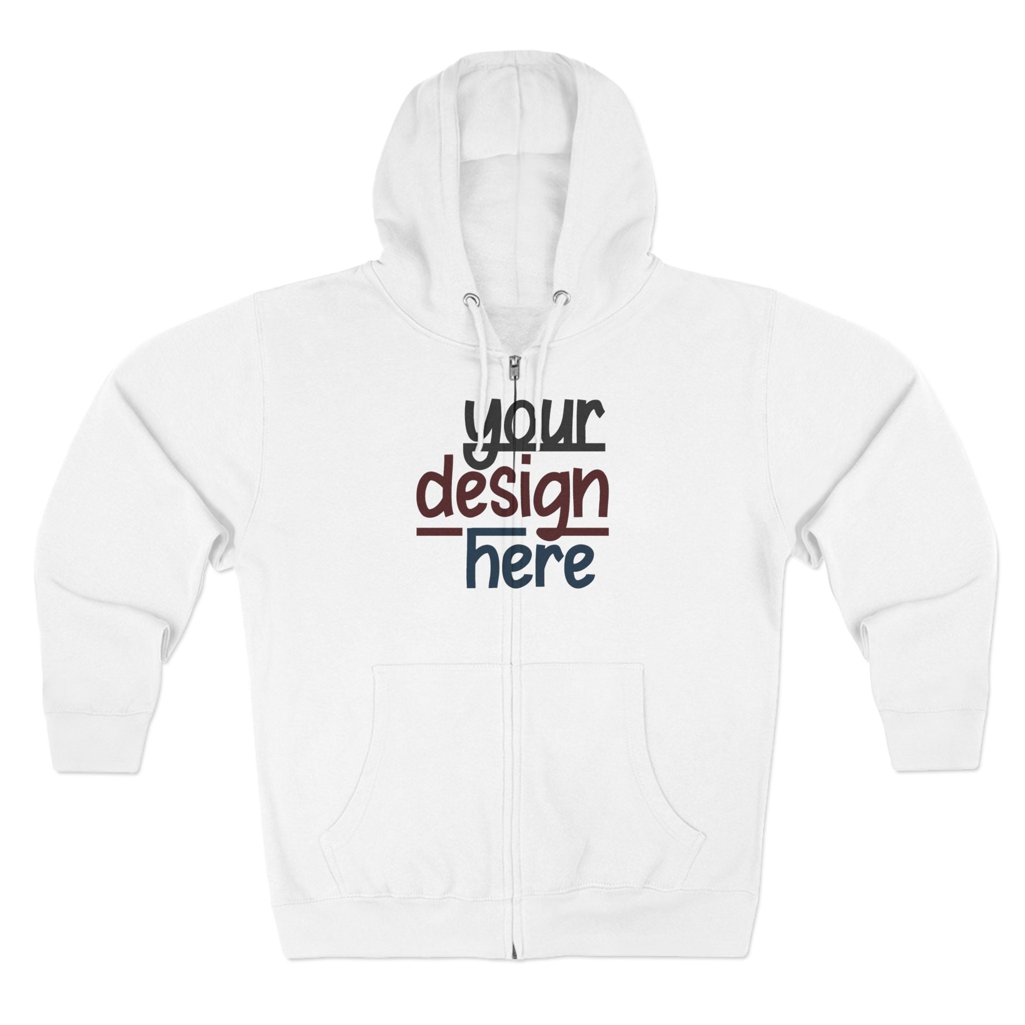 Customizable Lane Seven LS14003 Unisex Zip Hoodie