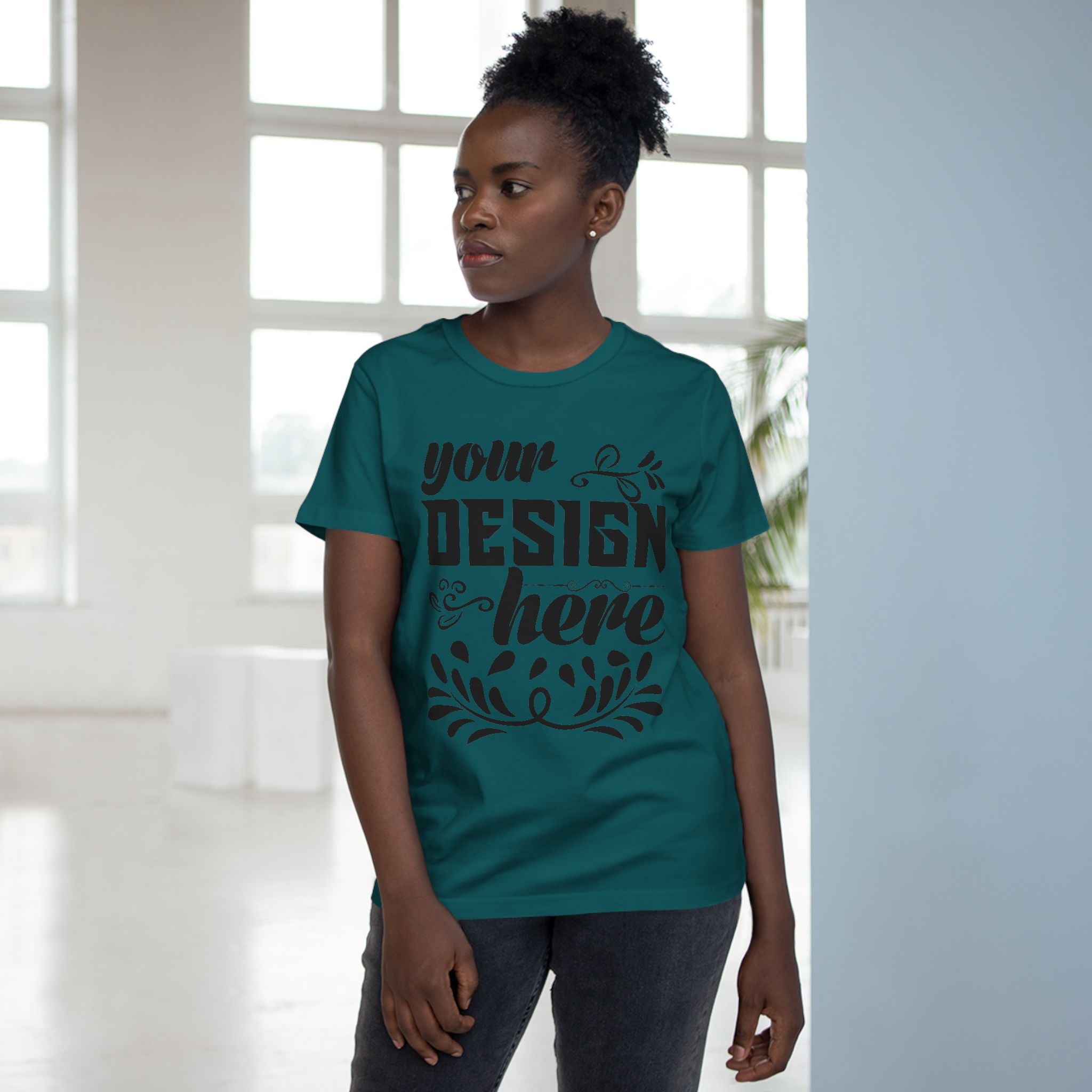 Customizable AS Colour 4001 Womens Maple Cotton T-Shirt