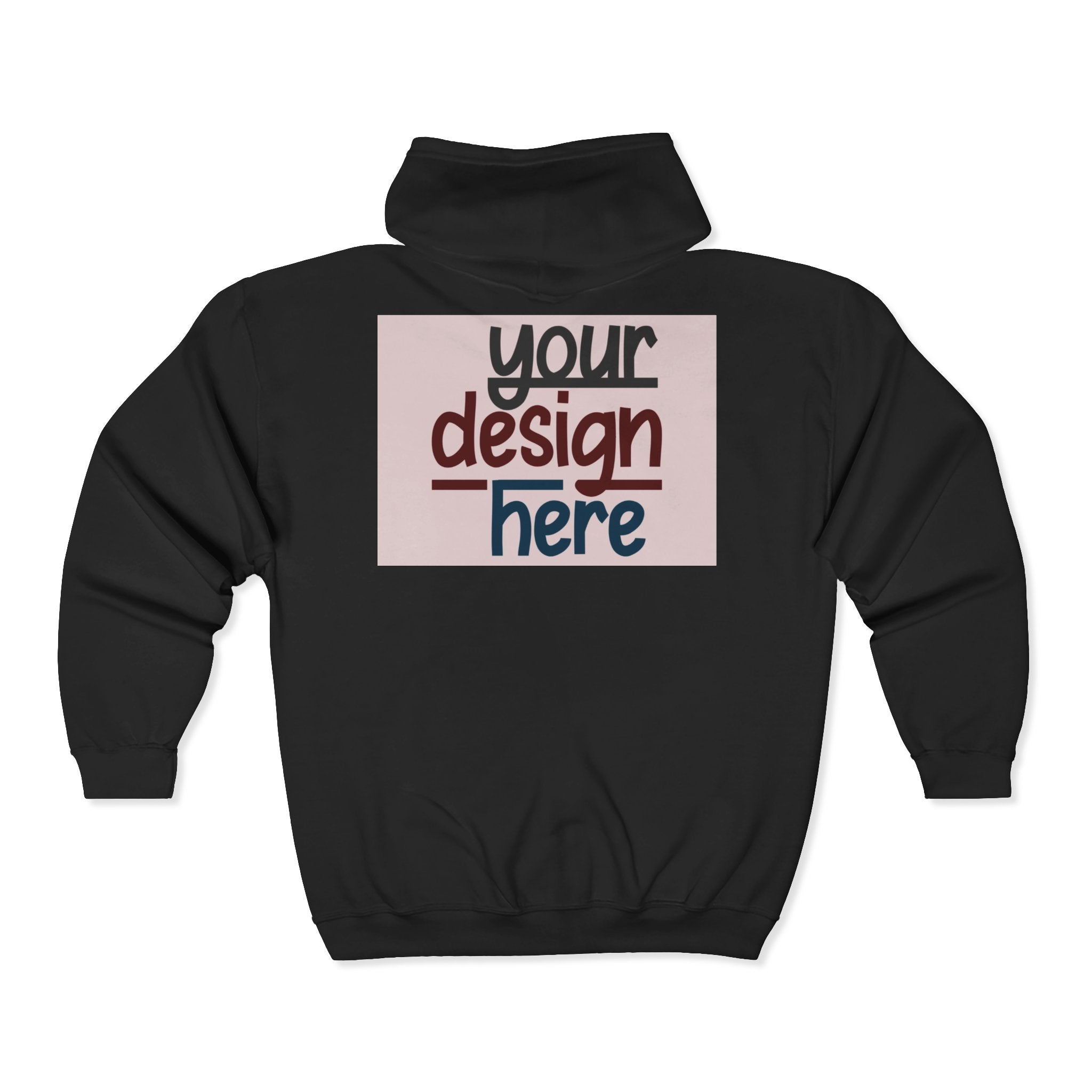 Customizable Gildan 18600 Unisex Heavy Blend Full Zip Hoodie