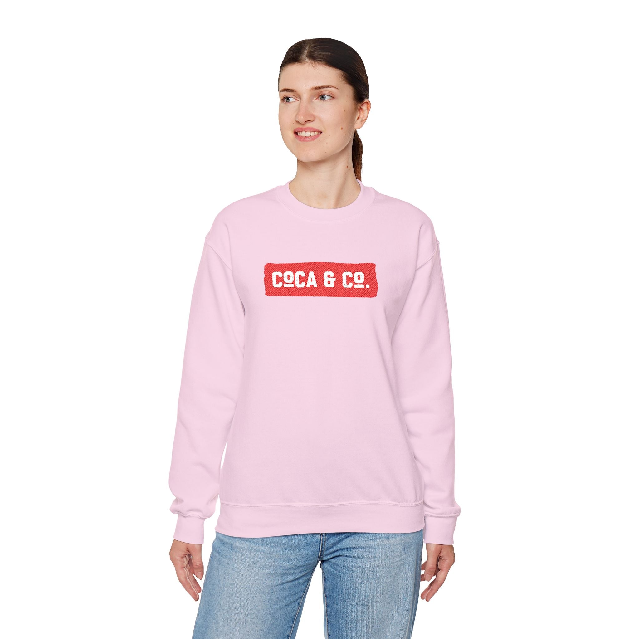 Gildan 18000 Unisex Crewneck Sweatshirt | Coca & Co Embroidery