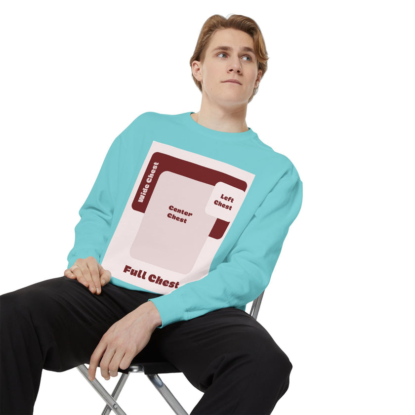 Customizable Comfort Colors 1566 Unisex Garment Dyed Sweatshirt DTG Custom Design