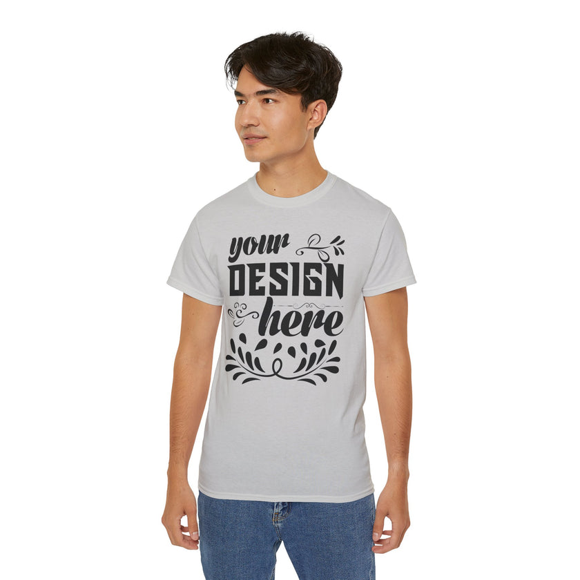 Customizable Gildan 2000 Unisex Ultra Cotton Crew Neck T-Shirt