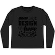 Customizable District DT110 Womens CVC Long Sleeve Tee Side Seamed