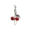 Nameria Pearl Chain Cherry Keychain