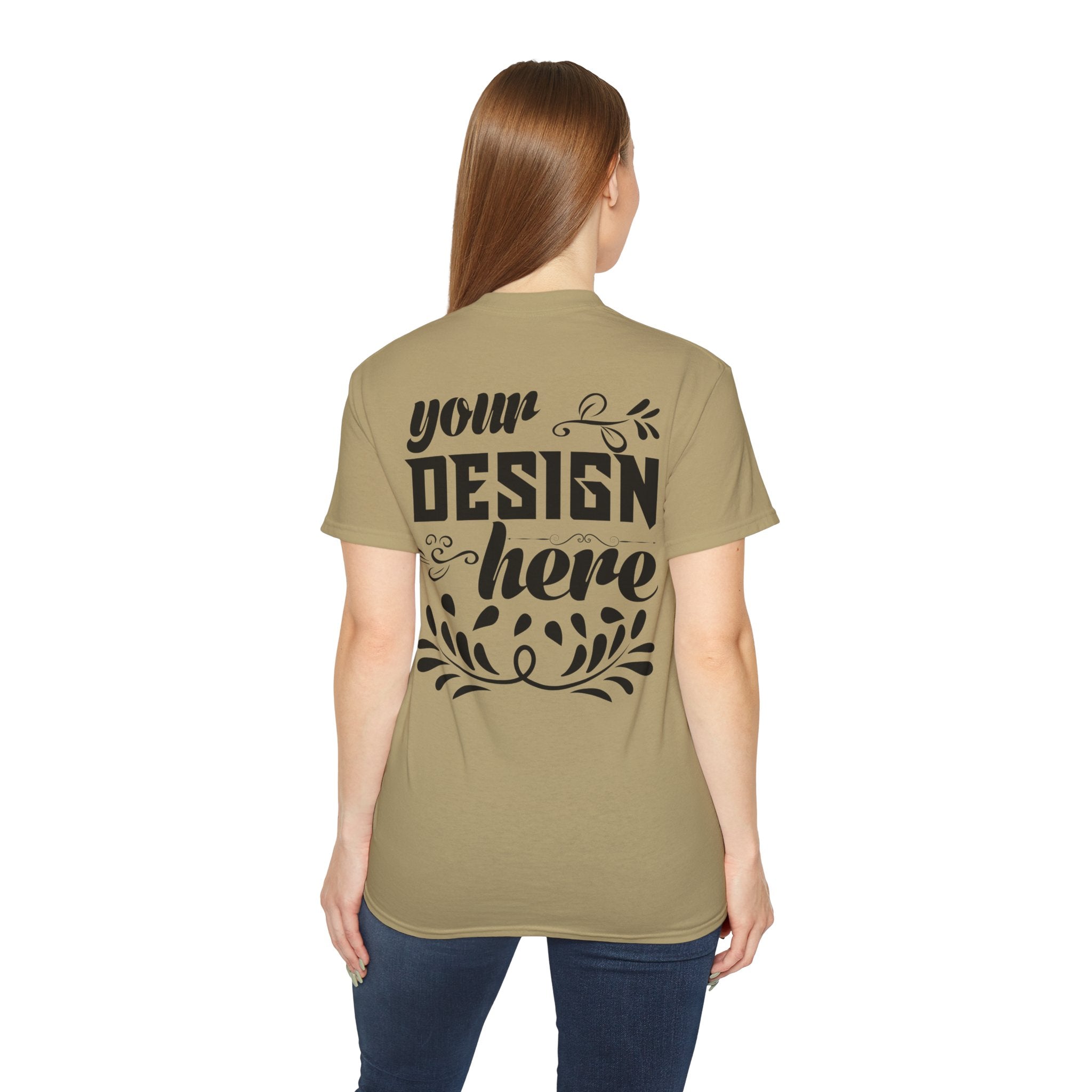 Customizable Gildan 2000 Unisex Ultra Cotton Crew Neck T-Shirt