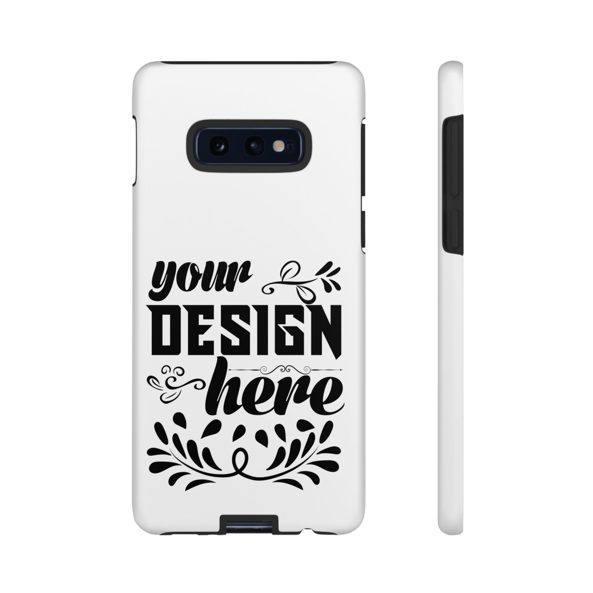 Customizable Tough Dual Layer Phone Case Polycarbonate TPU Liner Protective