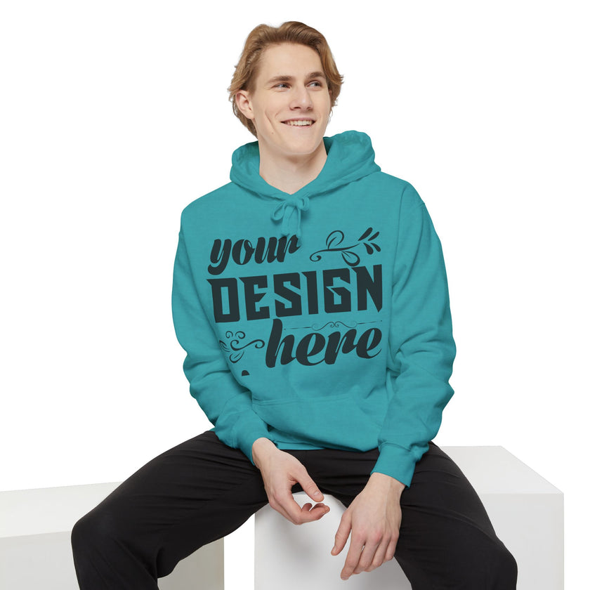 Customizable Comfort Colors 1567 Unisex Garment Dyed Fleece Hoodie