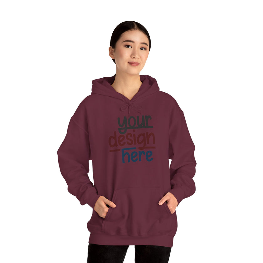 Customizable Gildan 18500 Unisex Heavy Blend Hooded Sweatshirt