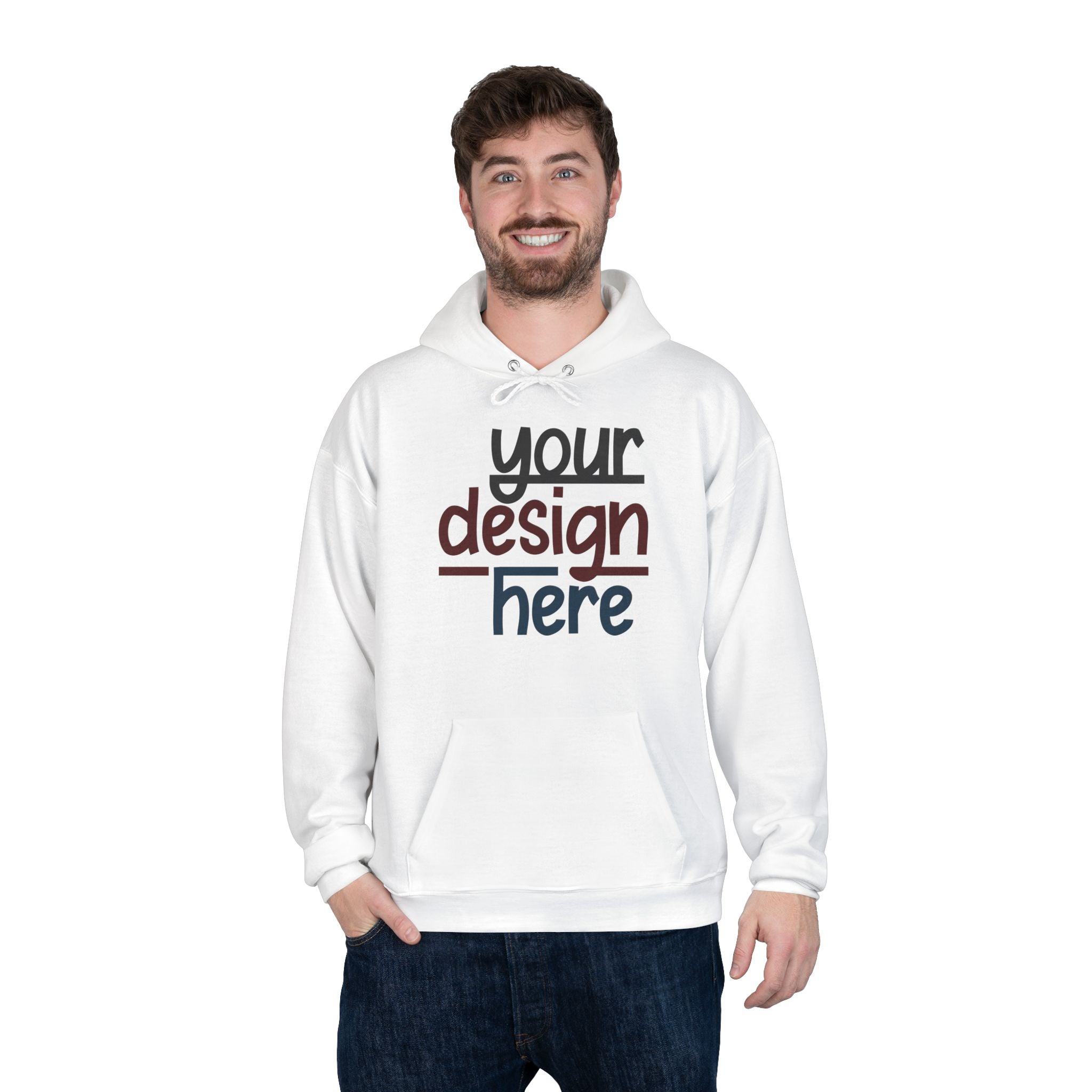 Customizable Hanes P170 EcoSmart Unisex Pullover Hoodie