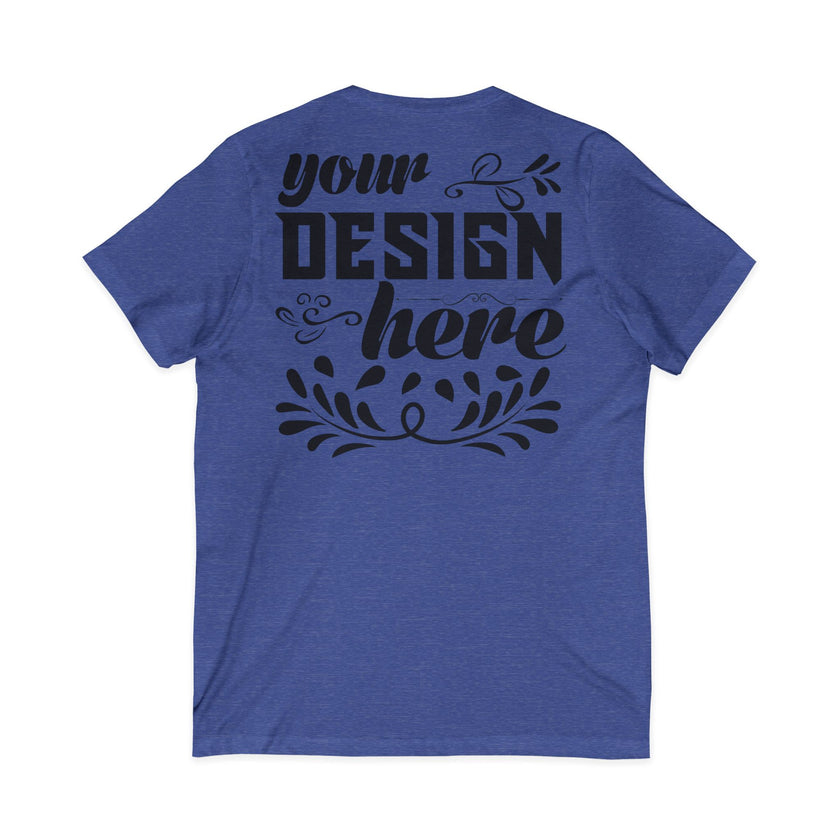 Customizable Bella+Canvas 3005 Unisex Jersey V-Neck Short Sleeve Tee